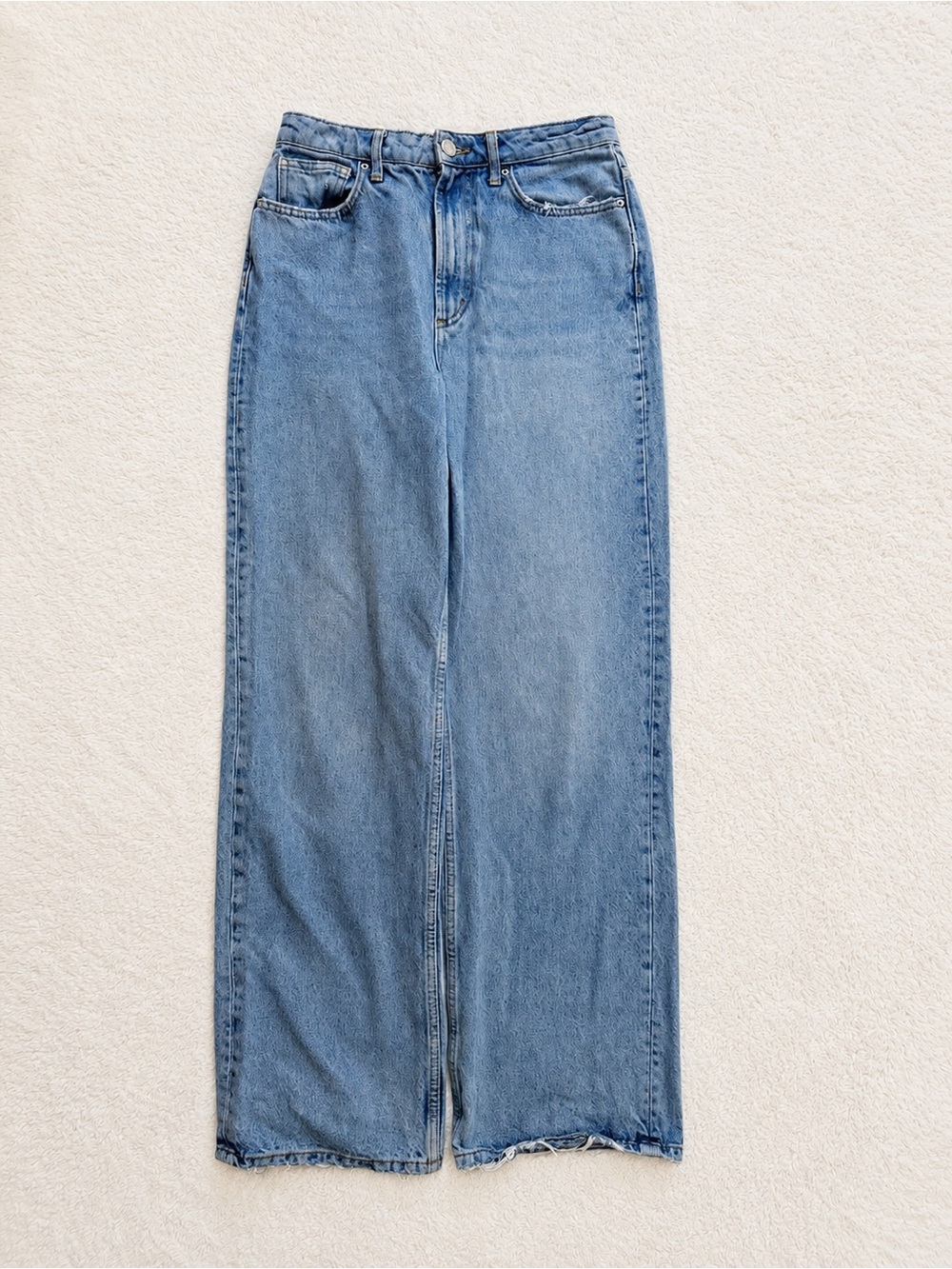 BDG Light Blue Wide-Leg High-Rise Jeans